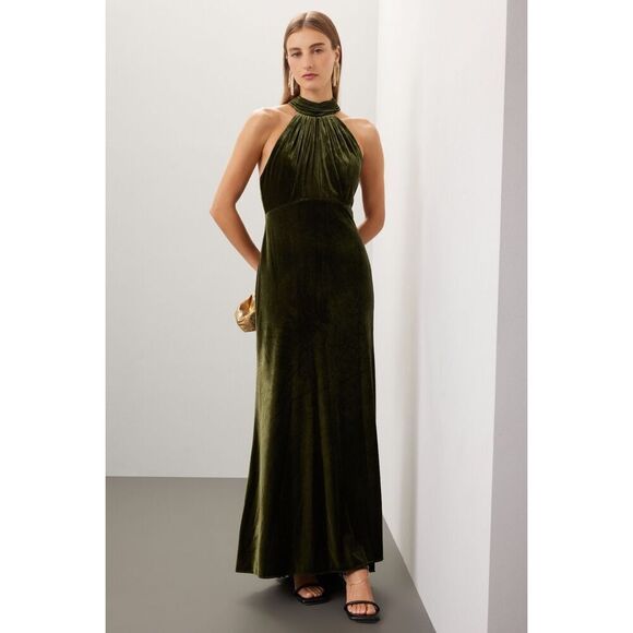 leena for Mac Duggal  Velvet Slip Gow ♥️ - Picture 1 of 10